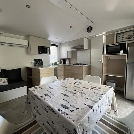 Del Mar 264, Mobile Excellence, 3 Chambres, 6 Personnes, 2 Salles De Bain, Bord De キャンプ場 アルジェレス・シュル・メール
