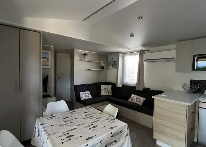 Del Mar 264, Mobile Excellence, 3 Chambres, 6 Personnes, 2 Salles De Bain, Bord De Κάμπινγκ Argelès-sur-Mer