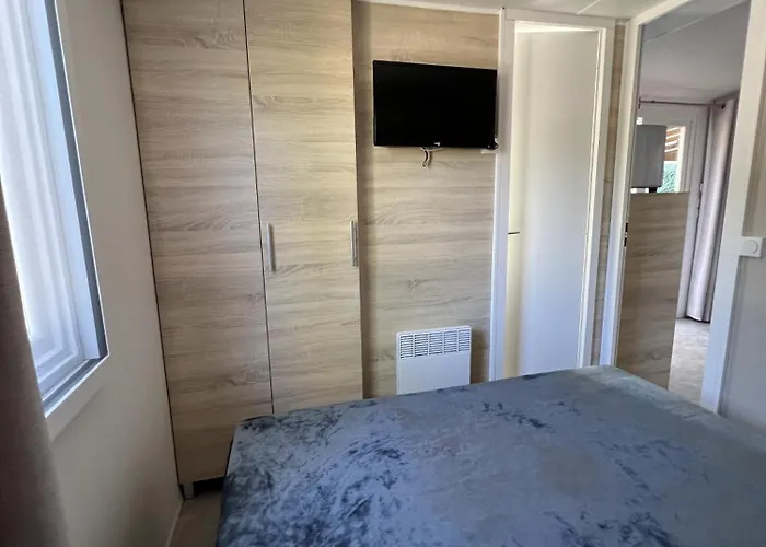 Κάμπινγκ Del Mar 264, Mobile Excellence, 3 Chambres, 6 Personnes, 2 Salles De Bain, Bord De Argelès-sur-Mer